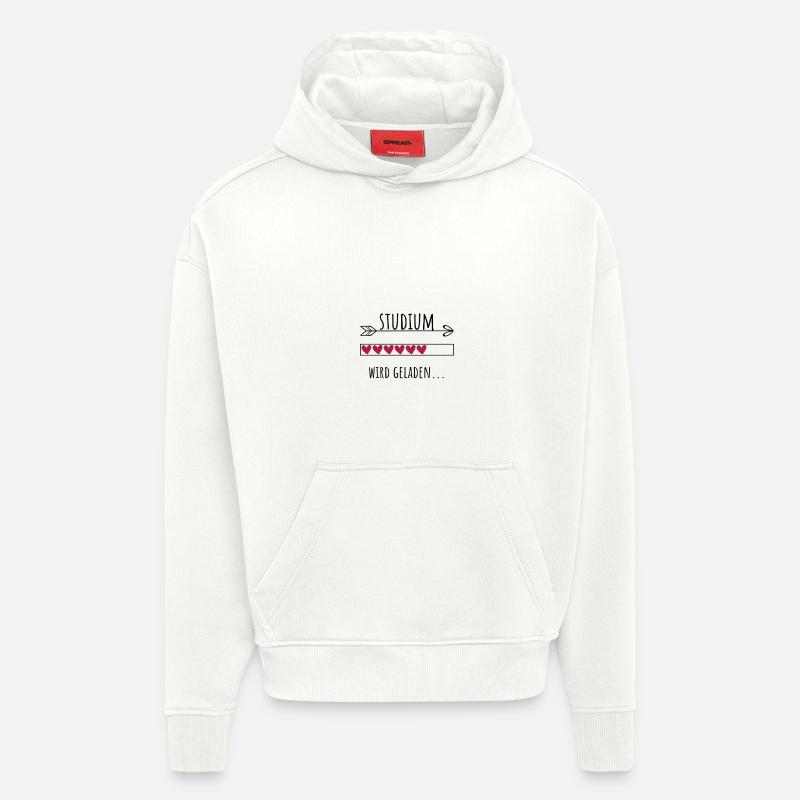 Studium Personalisierter Beruf Mädchen - Hoodie- made by SPREAD  - OFF WHITE