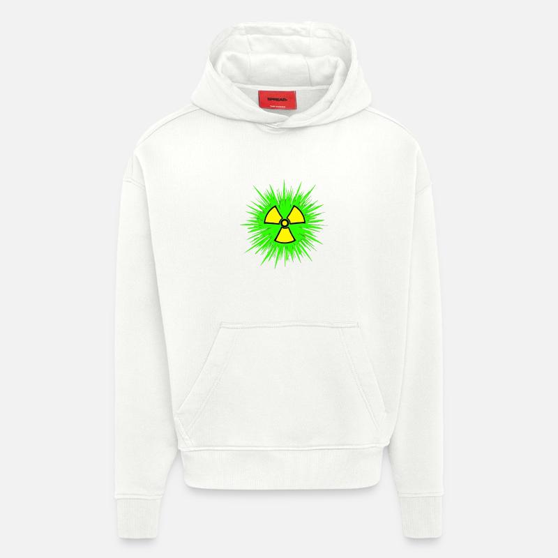 Nuklear Radioaktiv Chemie Atomkraft Nuklearzeichen - Hoodie- made by SPREAD  - OFF WHITE