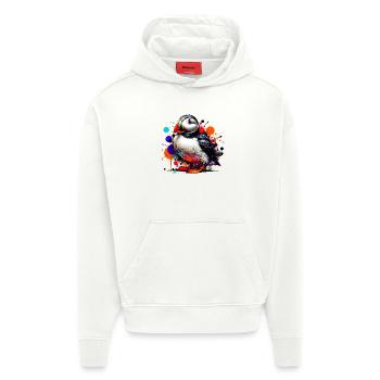 Papageitaucher - Hoodie- made by SPREAD  - OFF WHITE - Vorne