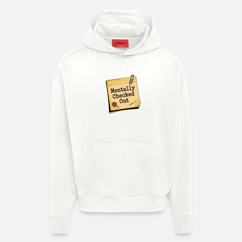Geistig Ausgeschaltet Notiz - Hoodie- made by SPREAD  - OFF WHITE