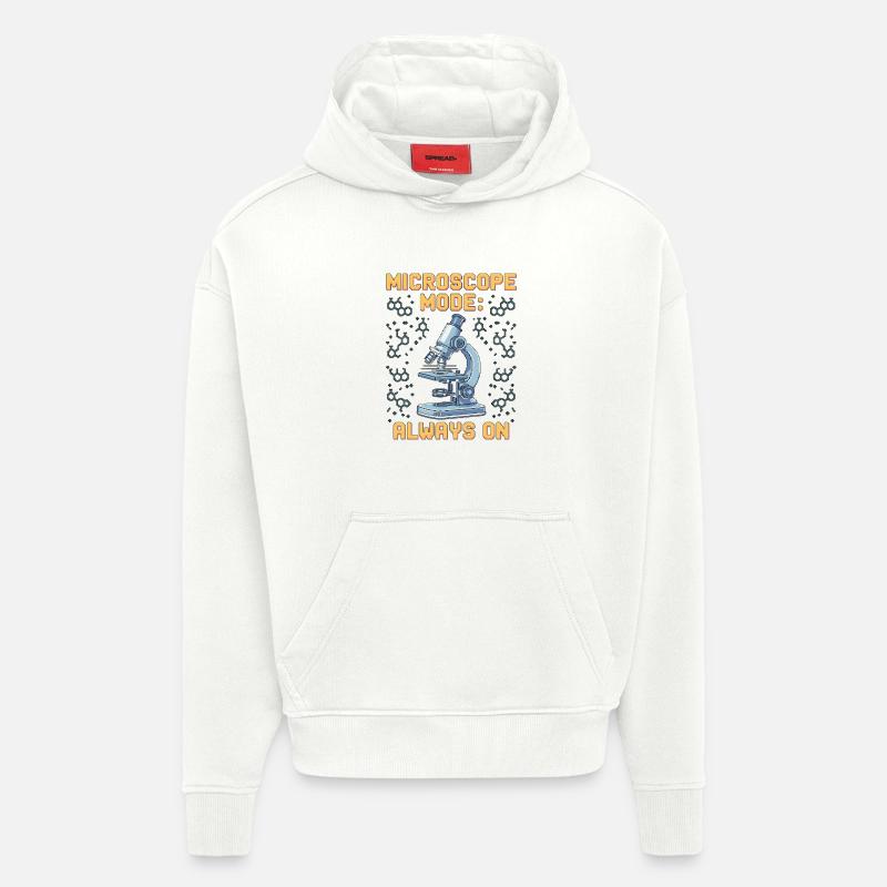 Lab Technician Microscope Mode Always Clinical Lab - Hoodie- made by SPREAD  - OFF WHITE