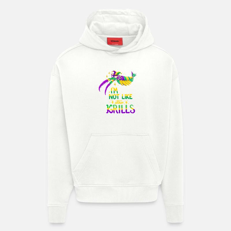 Mardi gras Krabbe - Hoodie- made by SPREAD  - OFF WHITE