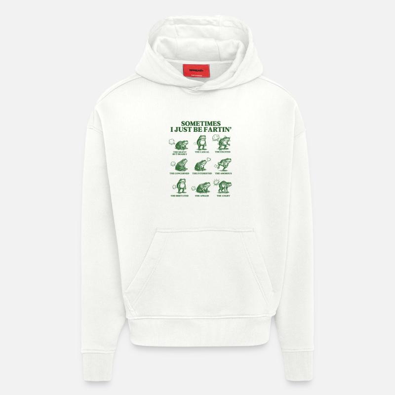 Manchmal bin ich einfach - Hoodie- made by SPREAD  - OFF WHITE