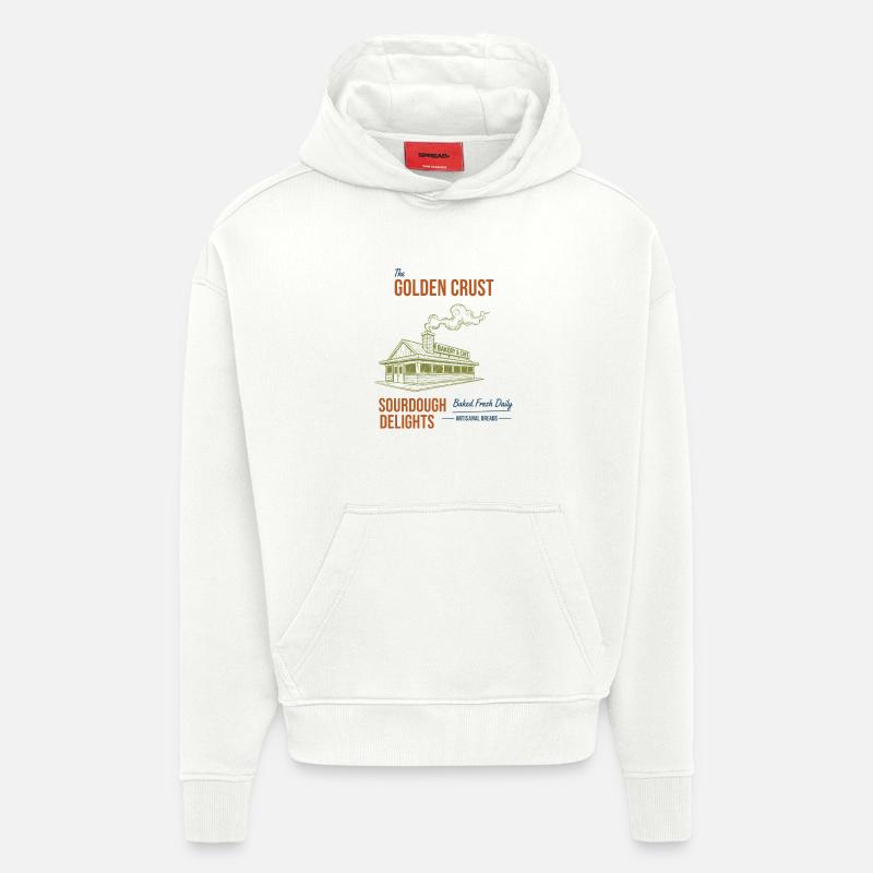 Ästhetik Sauerteig Brot Bäckerei Backwaren  - Hoodie- made by SPREAD  - OFF WHITE