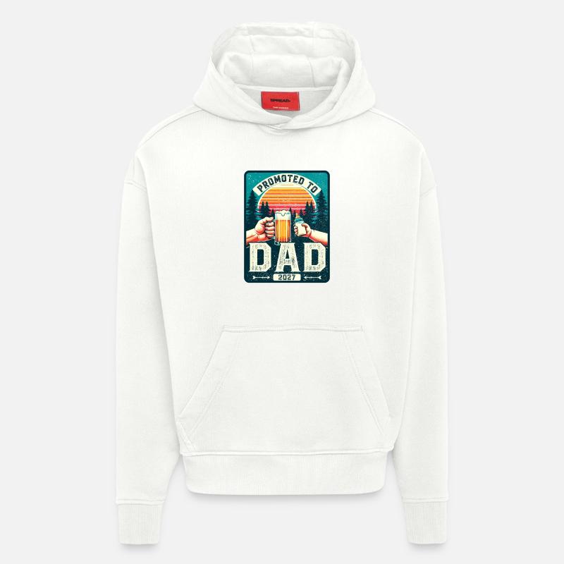Werdender Papa loading Zukünftiger Vater 2027 - Hoodie- made by SPREAD - OFF WHITE