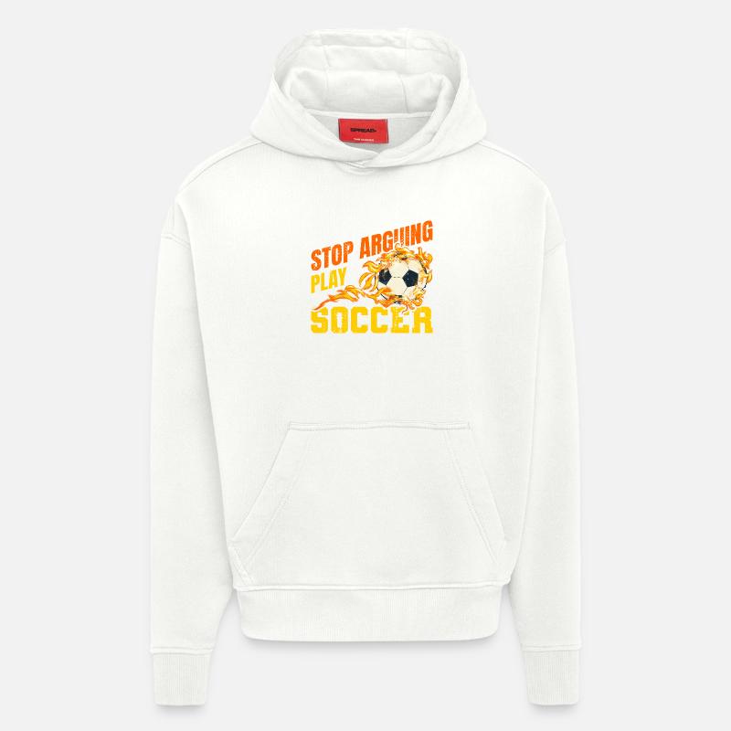 Fußball Witziger Spruch - Hoodie- made by SPREAD - OFF WHITE