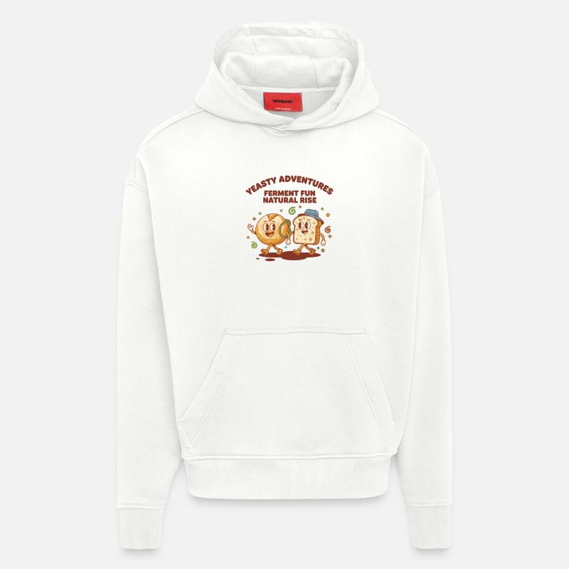 Sourdough Bread Baking Baker Sourdough Starter - Hoodie- made by SPREAD  - OFF WHITE