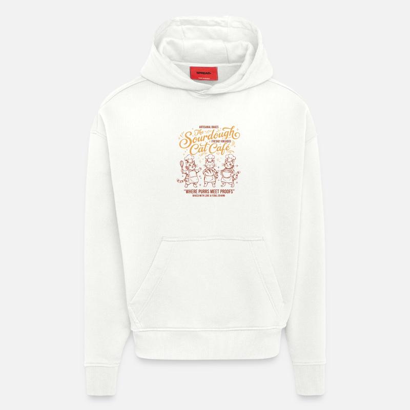 Sourdough Bread Baking Baker Sourdough Starter - Hoodie- made by SPREAD - OFF WHITE