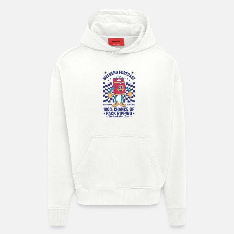 Wochenendprognose: 100-prozentige Chance auf Pack - Hoodie- made by SPREAD  - OFF WHITE