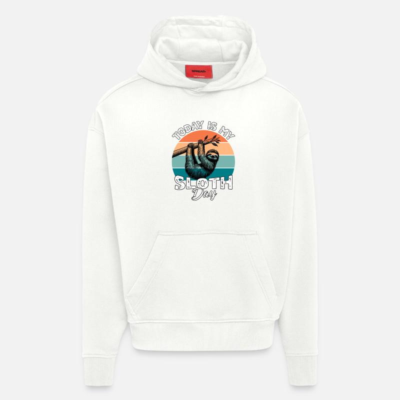 Faultier Sloth - Hoodie- made by SPREAD  - OFF WHITE