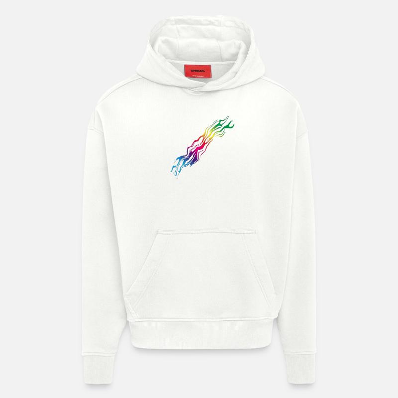 Arc / arc - Sweat à capuche bio épais oversize fabriqué en UE - OFF WHITE