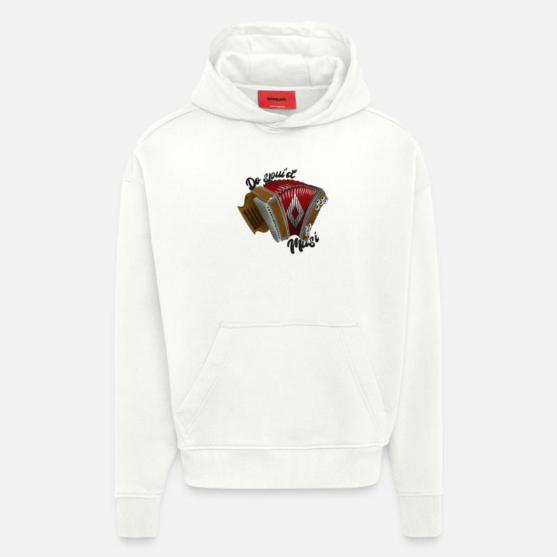 Do spui'd Musi // dunkel | ZiachON! - Hoodie- made by SPREAD  - OFF WHITE