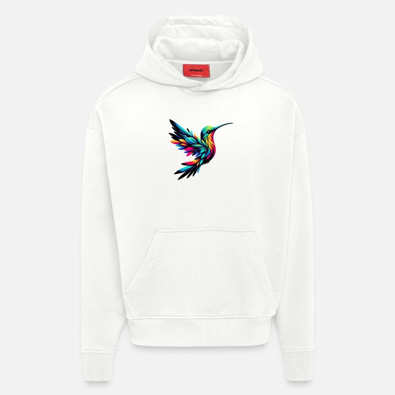 Kolibri - Hoodie- made by SPREAD - OFF WHITE