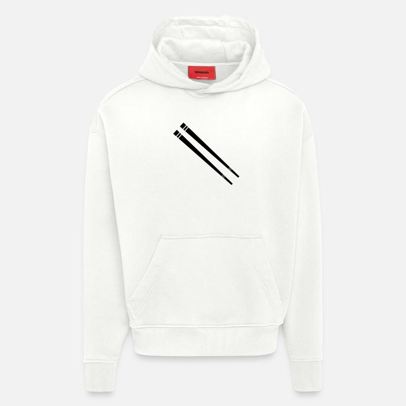 Essstäbchen - Hoodie- made by SPREAD  - OFF WHITE