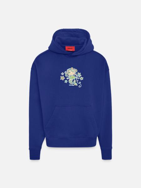 Petite Sirène - Sweat à capuche bio épais oversize fabriqué en UE - OFF WHITE