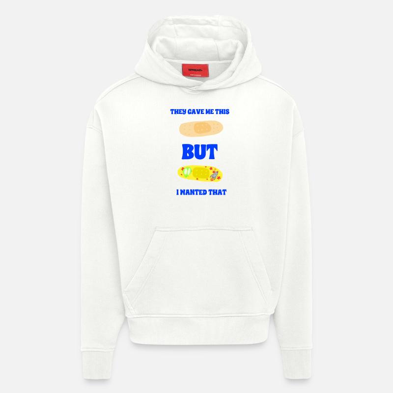 Klassisches Dressing oder Space Dressing - Hoodie- made by SPREAD  - OFF WHITE