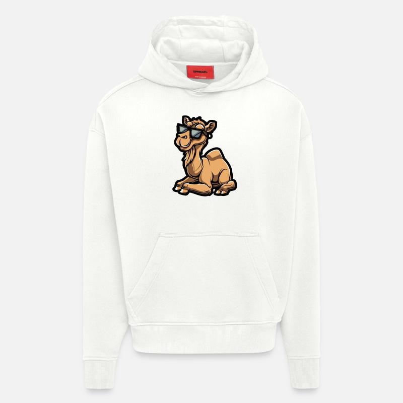 Kamel Cool Comic - Hoodie- made by SPREAD  - OFF WHITE