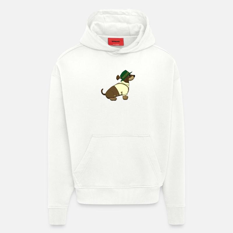 bayerischer Dackelbua - Hoodie- made by SPREAD  - OFF WHITE