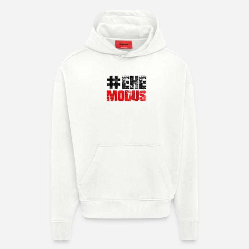 ehe modus design - Hoodie- made by SPREAD  - OFF WHITE