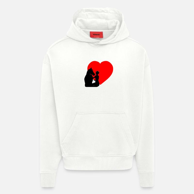 Pferd - Hoodie- made by SPREAD - OFF WHITE