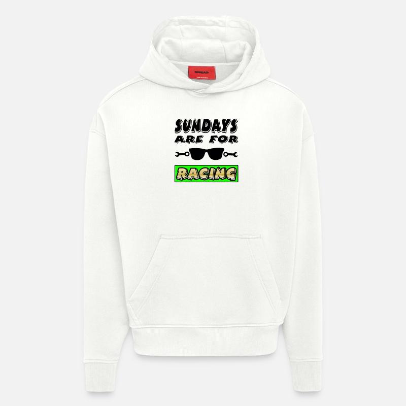 Auto - Hoodie- made by SPREAD  - OFF WHITE