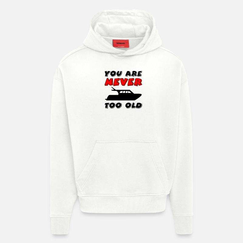 Motorboot - Hoodie- made by SPREAD  - OFF WHITE