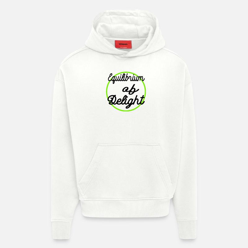 present idea achieving equilibrium jokes - Hoodie- made by SPREAD  - OFF WHITE