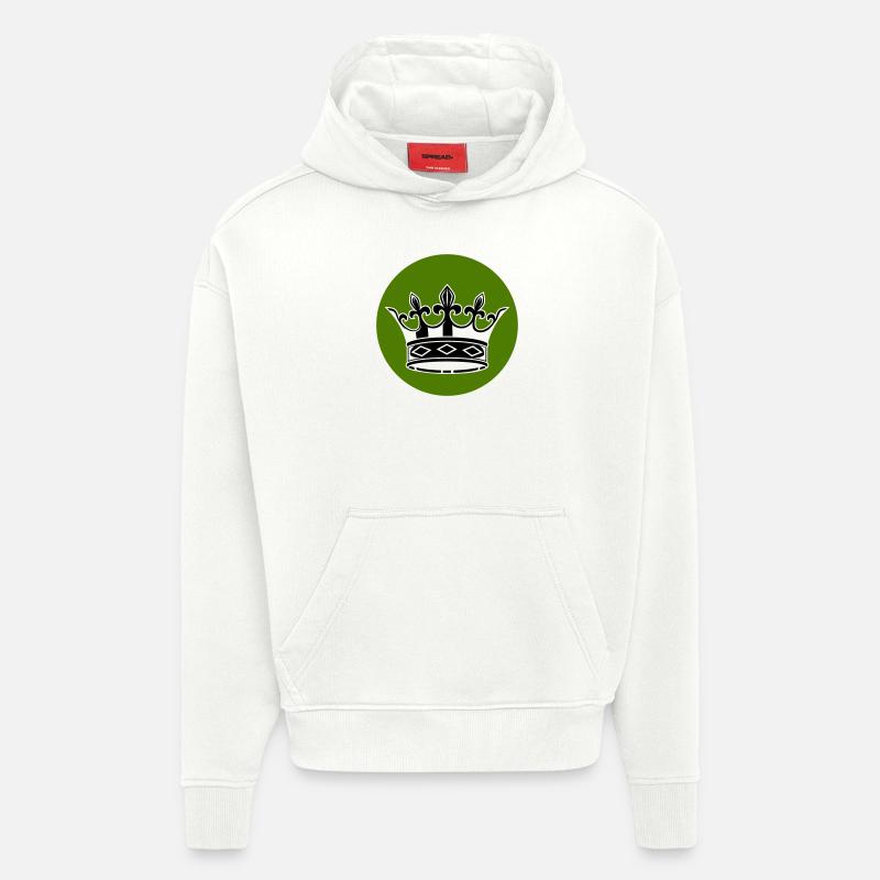 krone 1 - Hoodie- made by SPREAD  - OFF WHITE