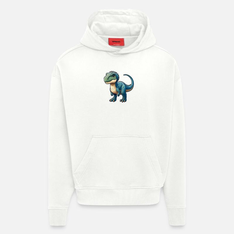 Wildtier-Dinosaurier - Hoodie- made by SPREAD  - OFF WHITE