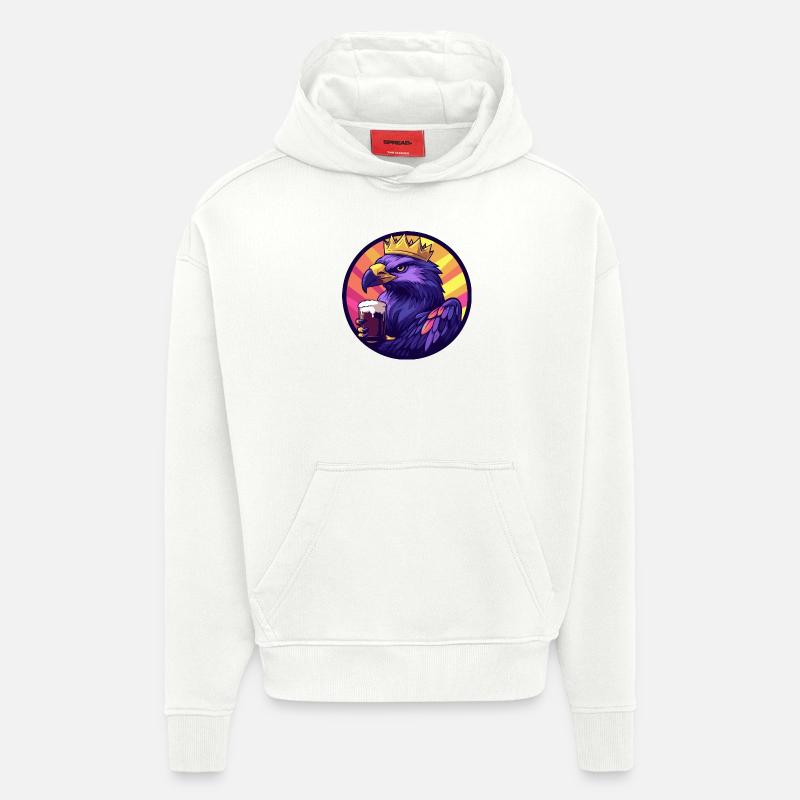 Harpyie Vogel Bier Comic - Hoodie- made by SPREAD  - OFF WHITE