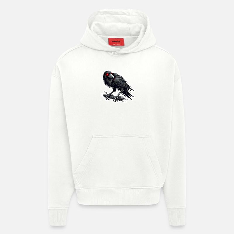 Rabenvogel - Hoodie- made by SPREAD  - OFF WHITE