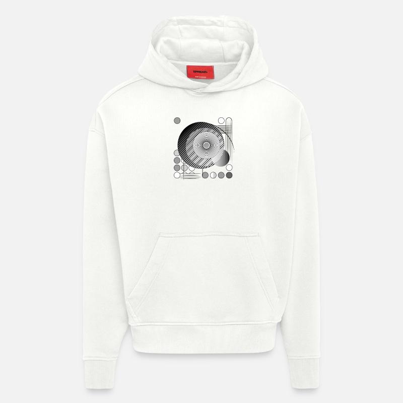 Design "Threads of Perception" - Hoodie- made by SPREAD - OFF WHITE