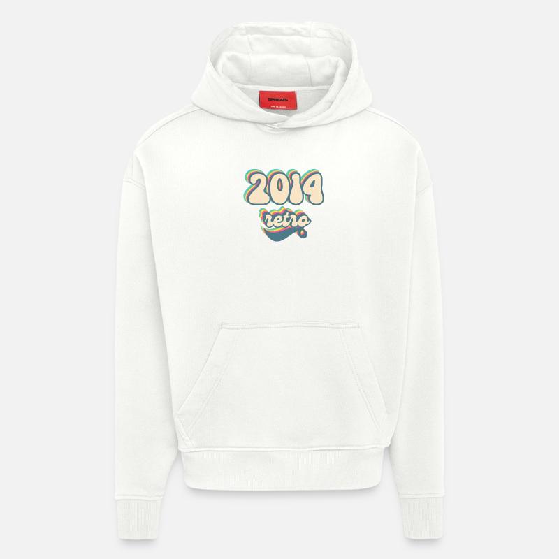 2014 Retro Geschenkidee - Hoodie- made by SPREAD  - OFF WHITE