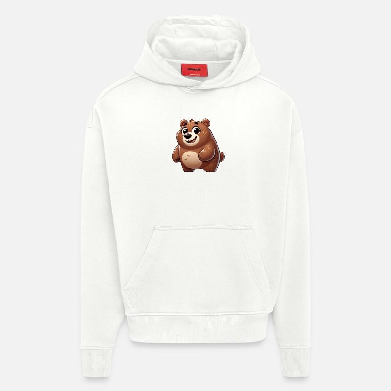 bär comic - Hoodie- made by SPREAD  - OFF WHITE