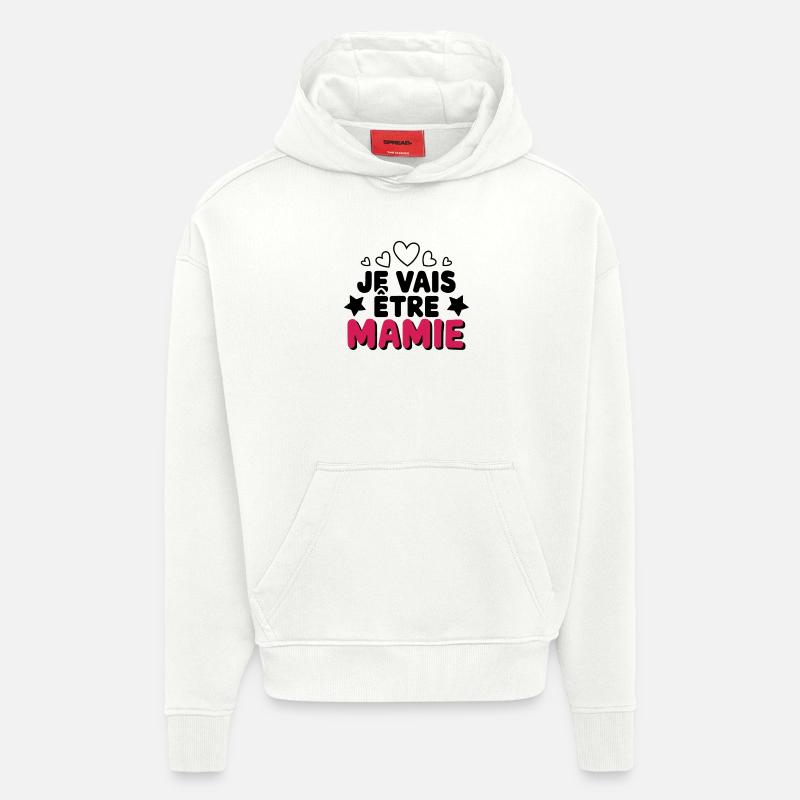 Ich werde Oma sein - Hoodie- made by SPREAD - OFF WHITE