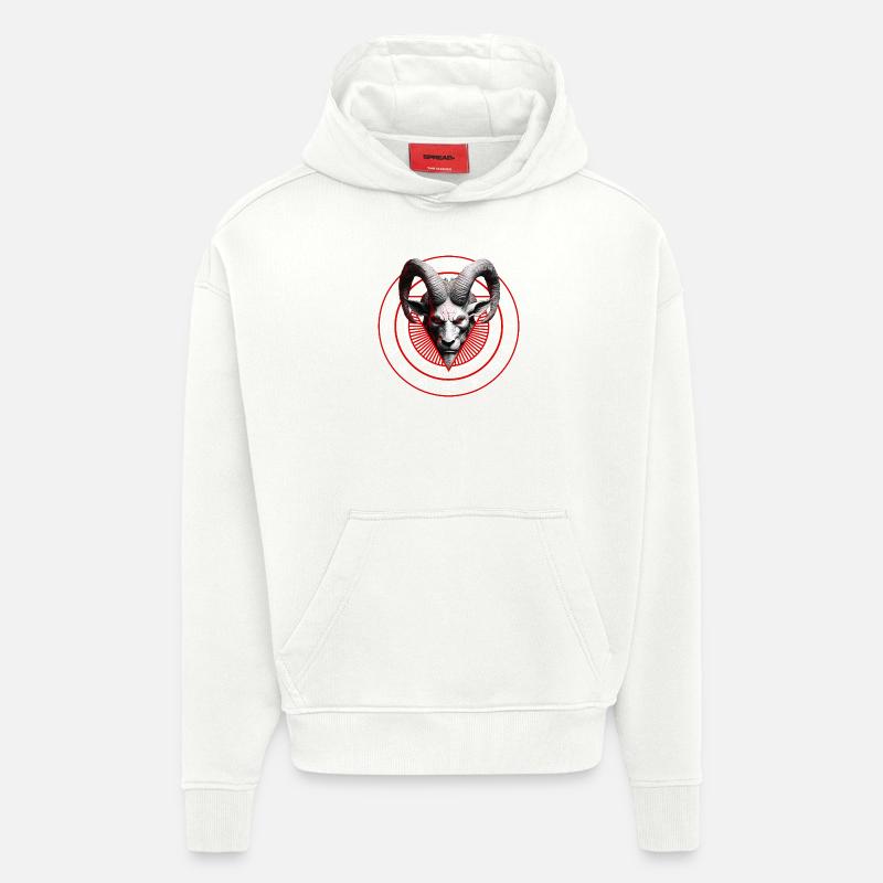 Baphomet Sorcery - Hoodie- made by SPREAD  - OFF WHITE