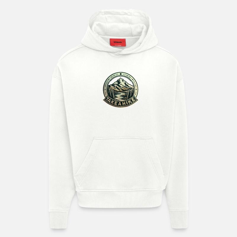 Machen Sie eine Wanderung! - Hoodie- made by SPREAD  - OFF WHITE