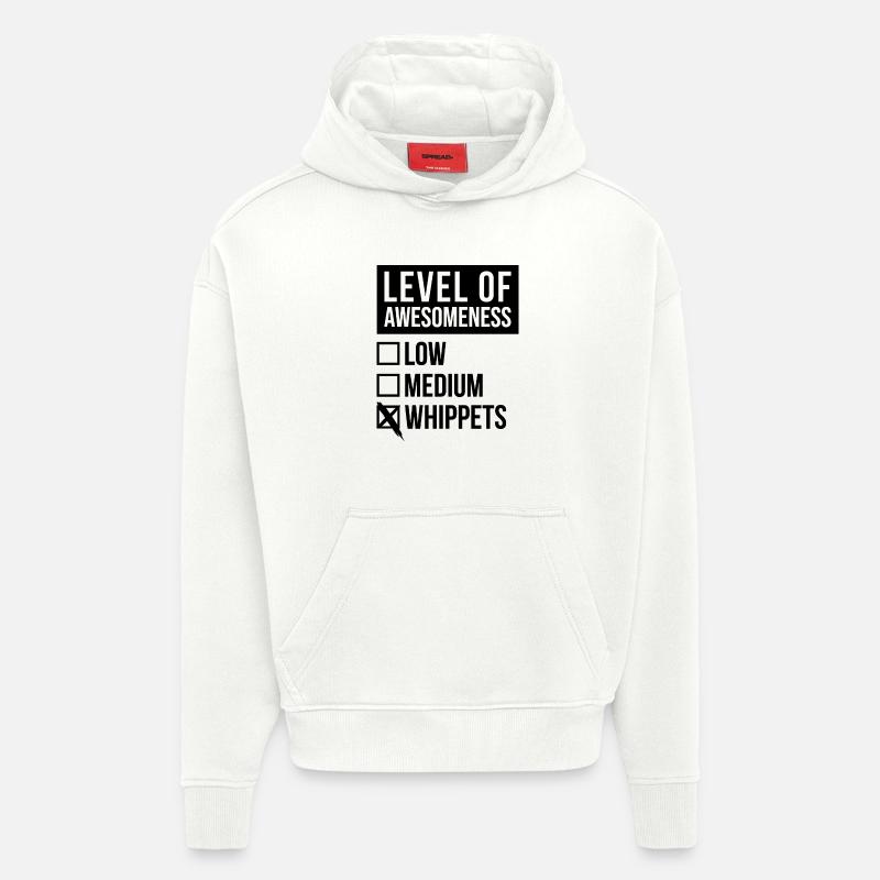 Whippet - Sweat à capuche bio épais oversize fabriqué en UE - OFF WHITE