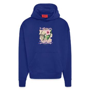 Bibelvers Christlich Kolibri - Hoodie- made by SPREAD  - OFF WHITE - Vorne