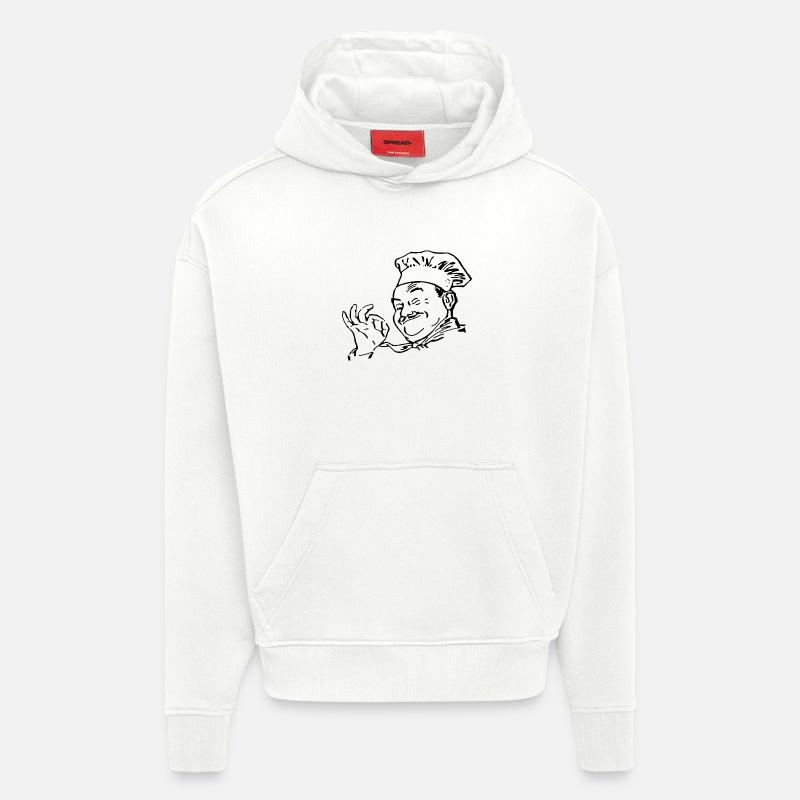 Koch Chefkoch Geschenkidee Geschenk - Hoodie- made by SPREAD  - OFF WHITE