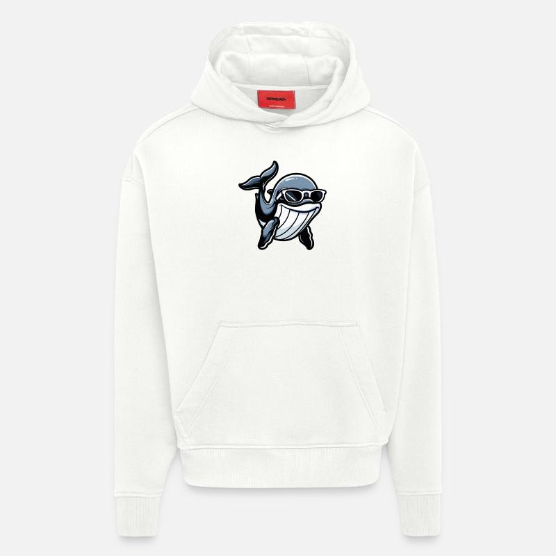 Wal Comic Cool - Hoodie- made by SPREAD  - OFF WHITE