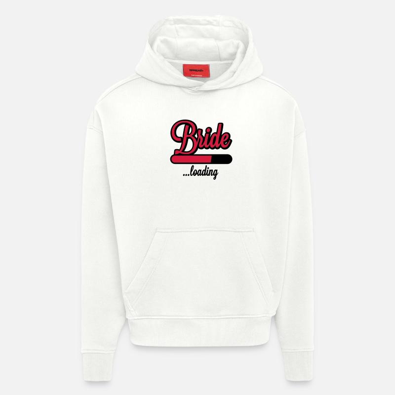 Bride loading - Hoodie- made by SPREAD  - OFF WHITE