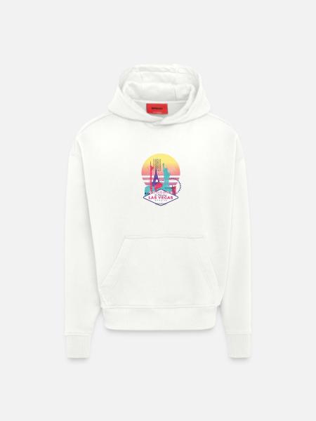 Las Vegas - Hoodie- made by SPREAD - OFF WHITE
