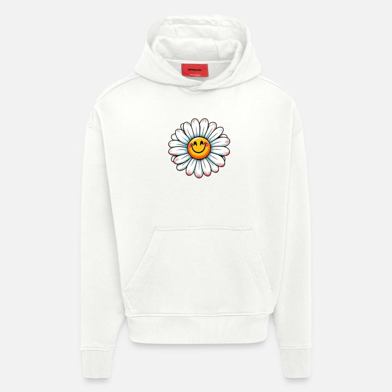 Gänseblümchen - Hoodie- made by SPREAD  - OFF WHITE