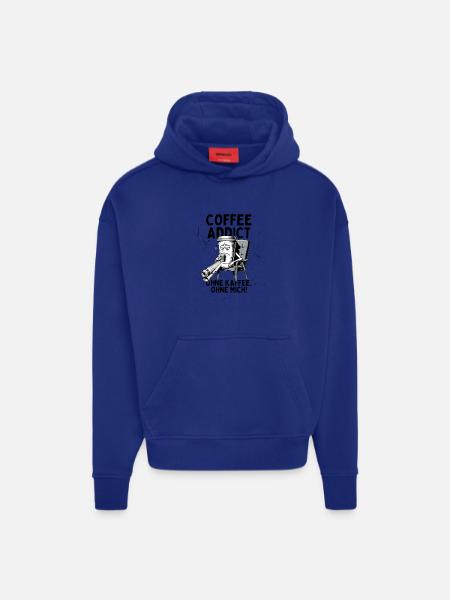 Coffee Addict – Without Coffee Without Me - Hoodie- made by SPREAD - OFF WHITE