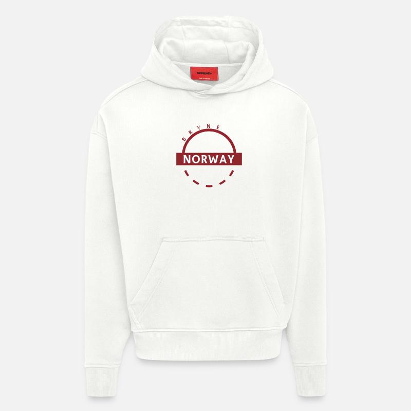 Norwegen Emblem Ring Design - Hoodie- made by SPREAD  - OFF WHITE