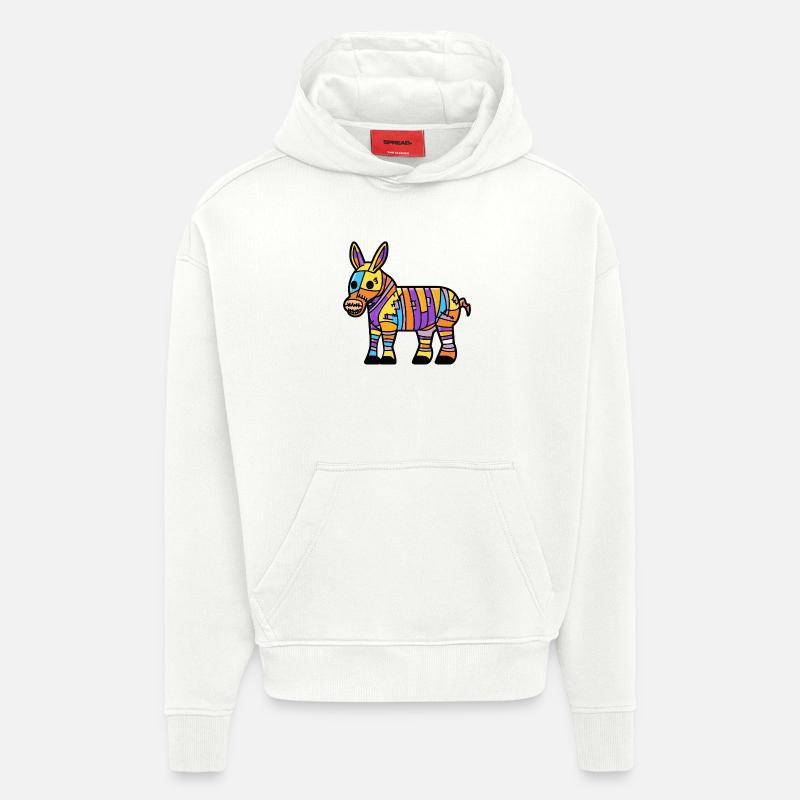 Esel Halloween Zombie - Hoodie- made by SPREAD  - OFF WHITE
