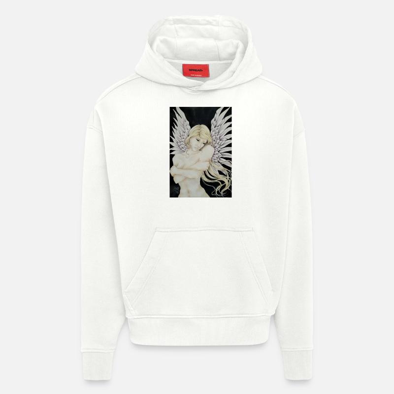 Engel - Hoodie- made by SPREAD  - OFF WHITE