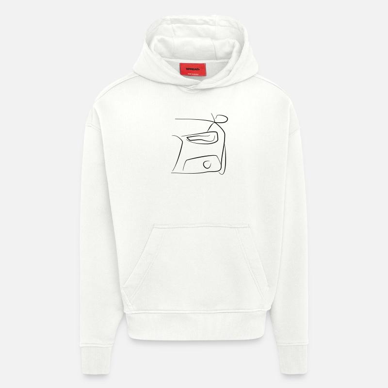 Auto Front Scheinwerfer Tribal - Hoodie- made by SPREAD  - OFF WHITE