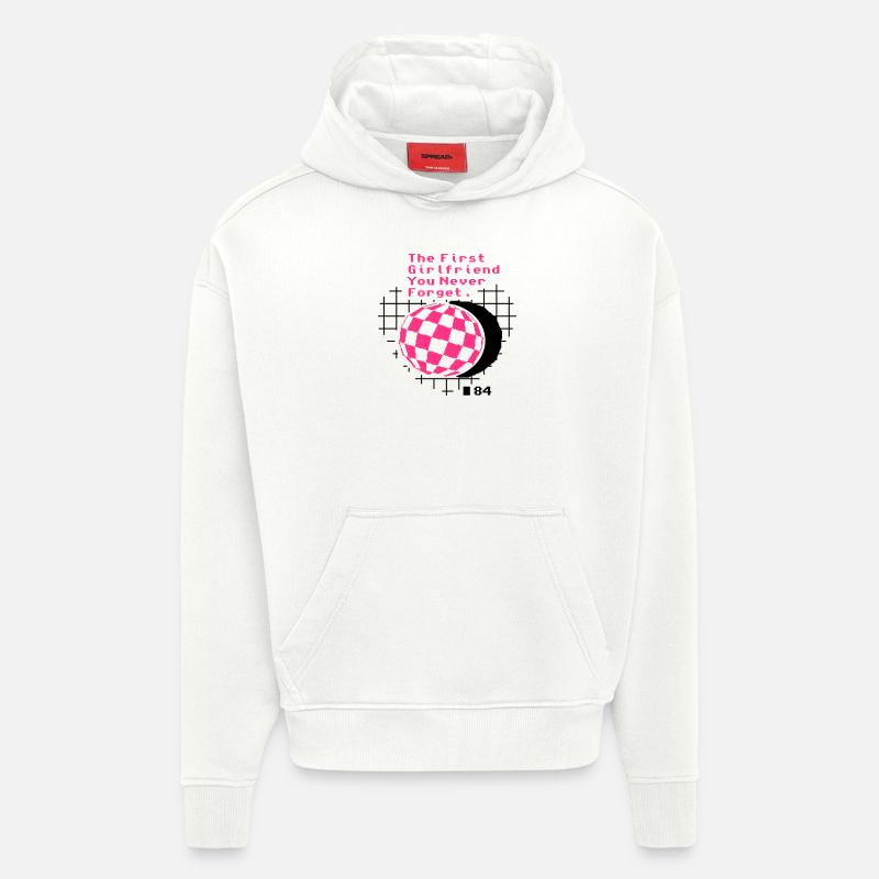 first_girlfriend - Hoodie- made by SPREAD  - OFF WHITE
